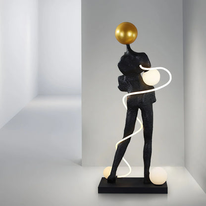 Sculpture Ginasta Spiral Floor Lamp - Nuvé