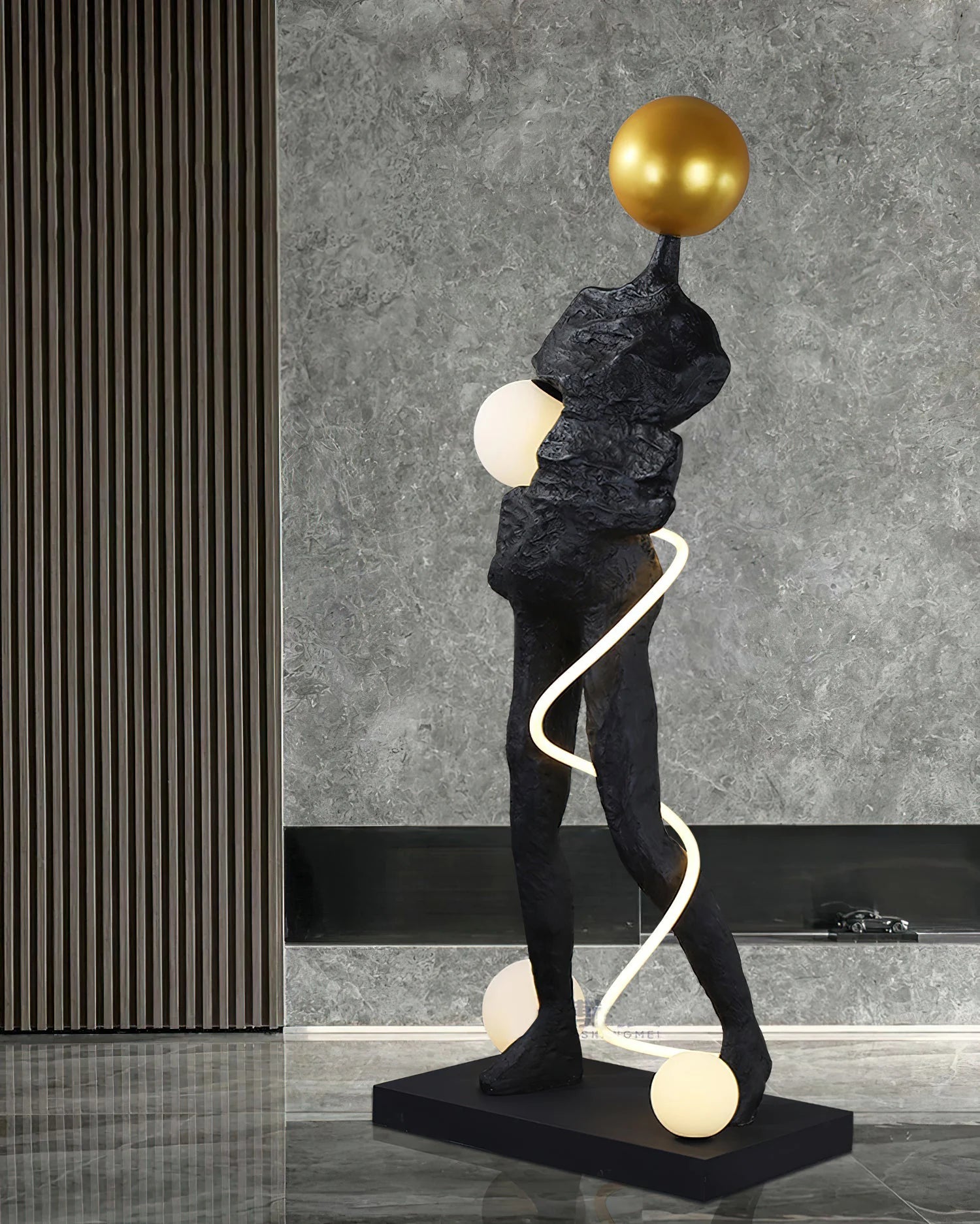 Sculpture Ginasta Spiral Floor Lamp - Nuvé