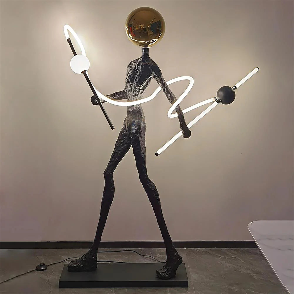 Sculpture Ginasta Spiral Floor Lamp - Nuvé