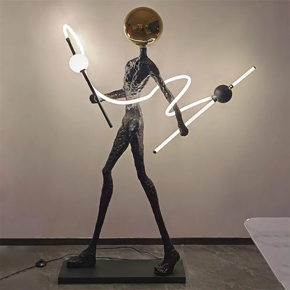 Sculpture Ginasta Spiral Floor Lamp - Nuvé