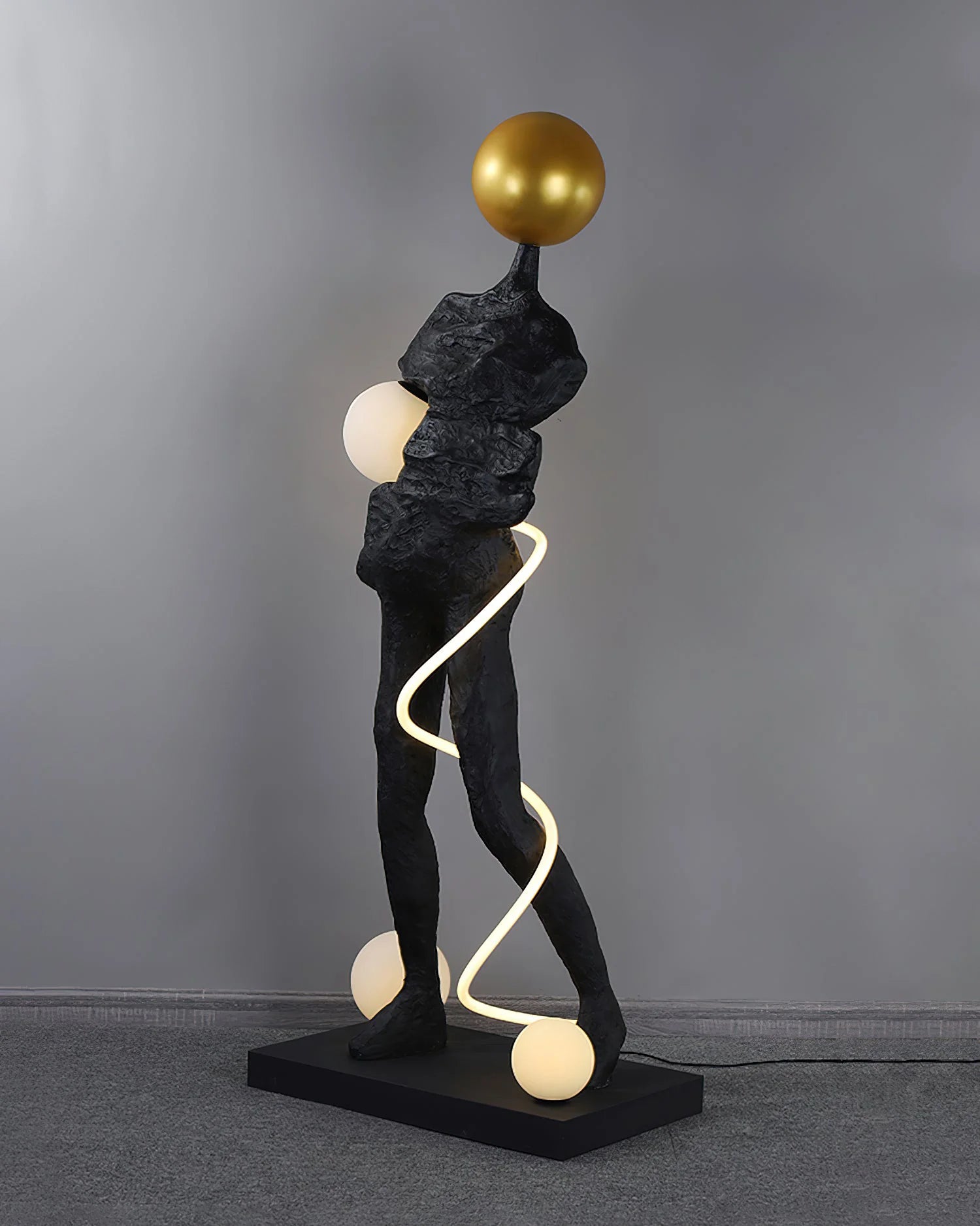 Sculpture Ginasta Spiral Floor Lamp - Nuvé