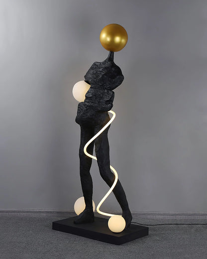 Sculpture Ginasta Spiral Floor Lamp - Nuvé