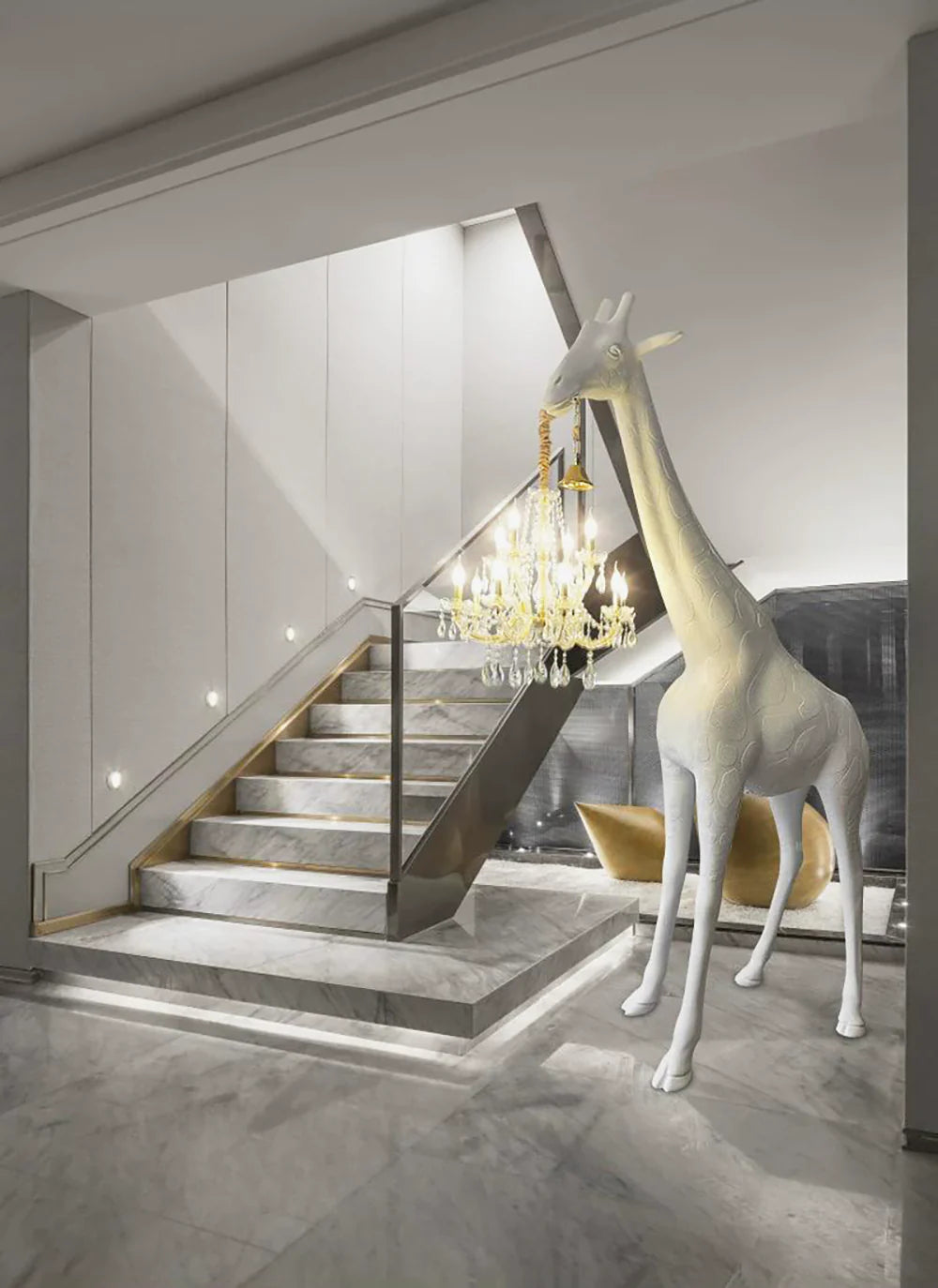 Sculpture Giraffe Floor Lamp - Nuvé