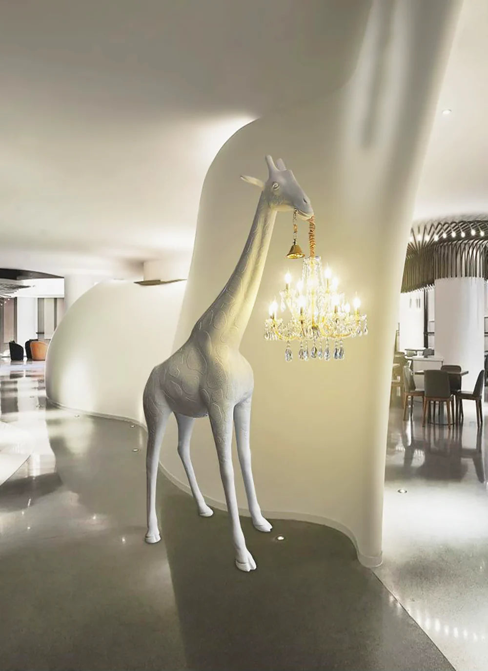Sculpture Giraffe Floor Lamp - Nuvé