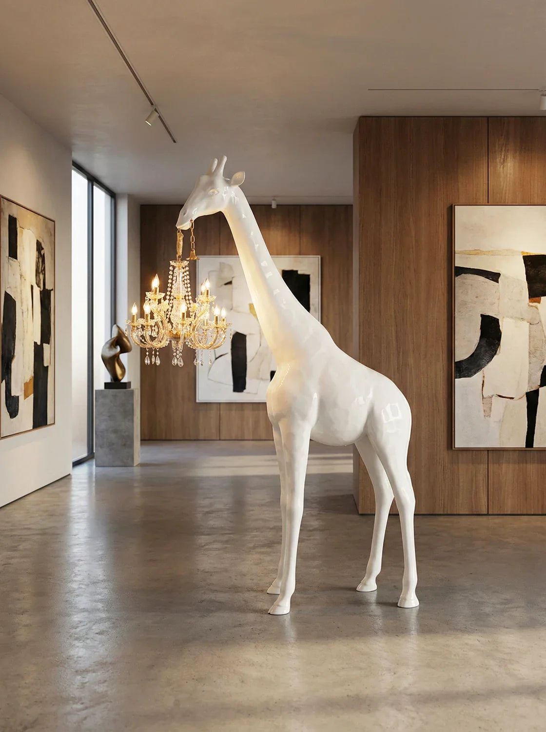 Sculpture Giraffe Floor Lamp - Nuvé