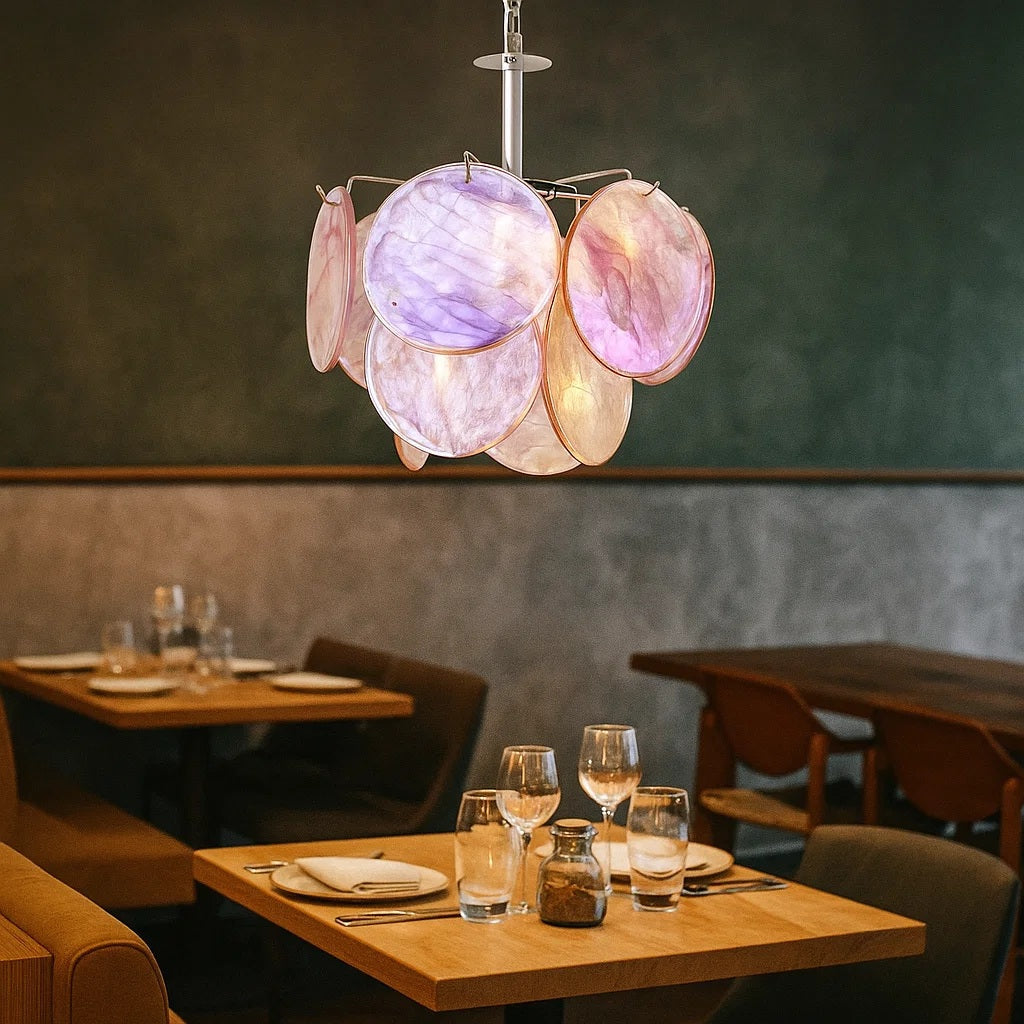 Murano Glass Disc Chandelier - Nuvé