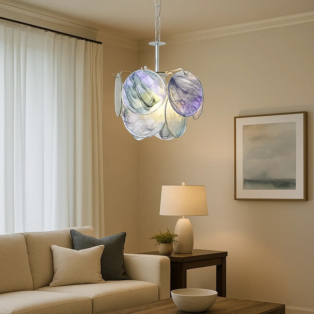 Murano Glass Disc Chandelier - Nuvé