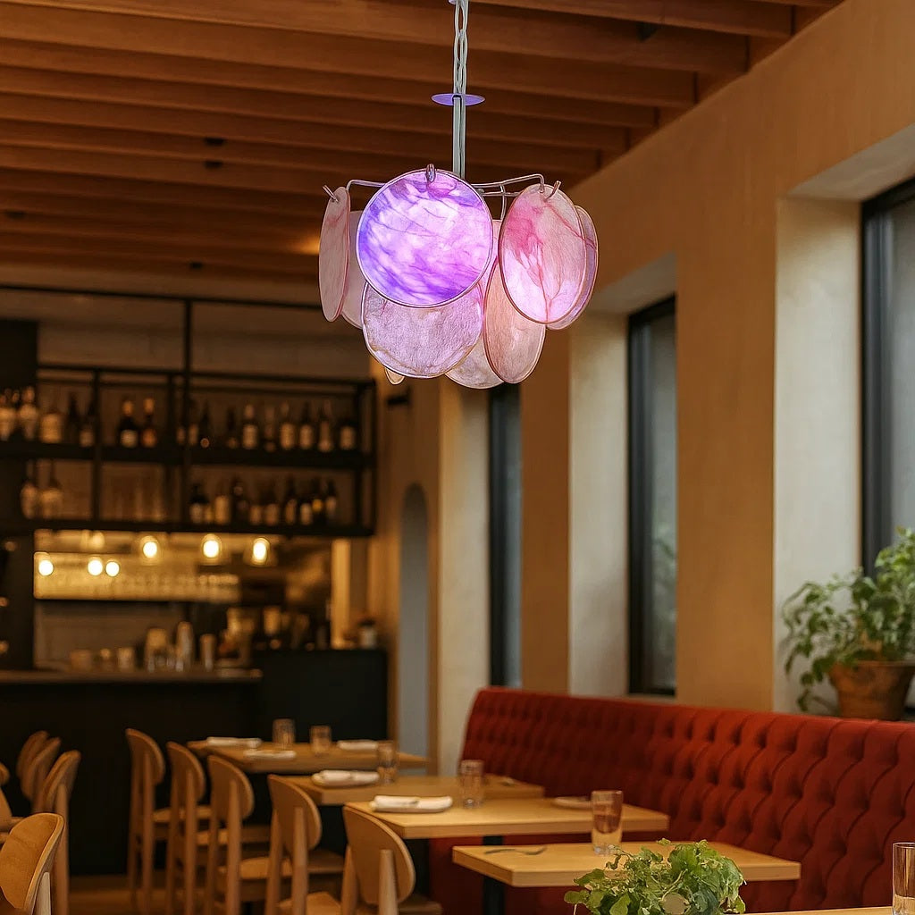 Murano Glass Disc Chandelier - Nuvé