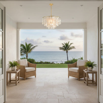Shell Wind Chime Chandelier - Nuvé