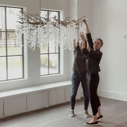 Shiro Noda Crystal Chandelier - Nuvé