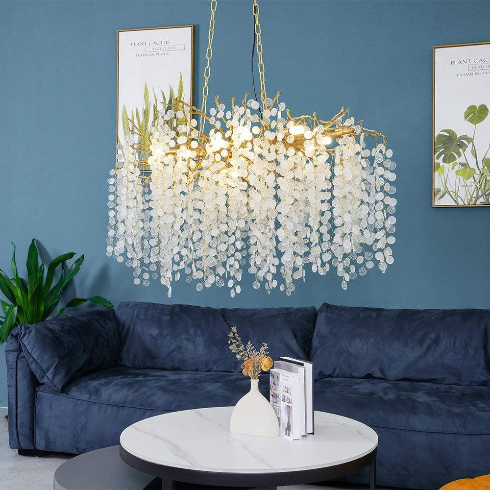 Shiro Noda Crystal Chandelier - Nuvé