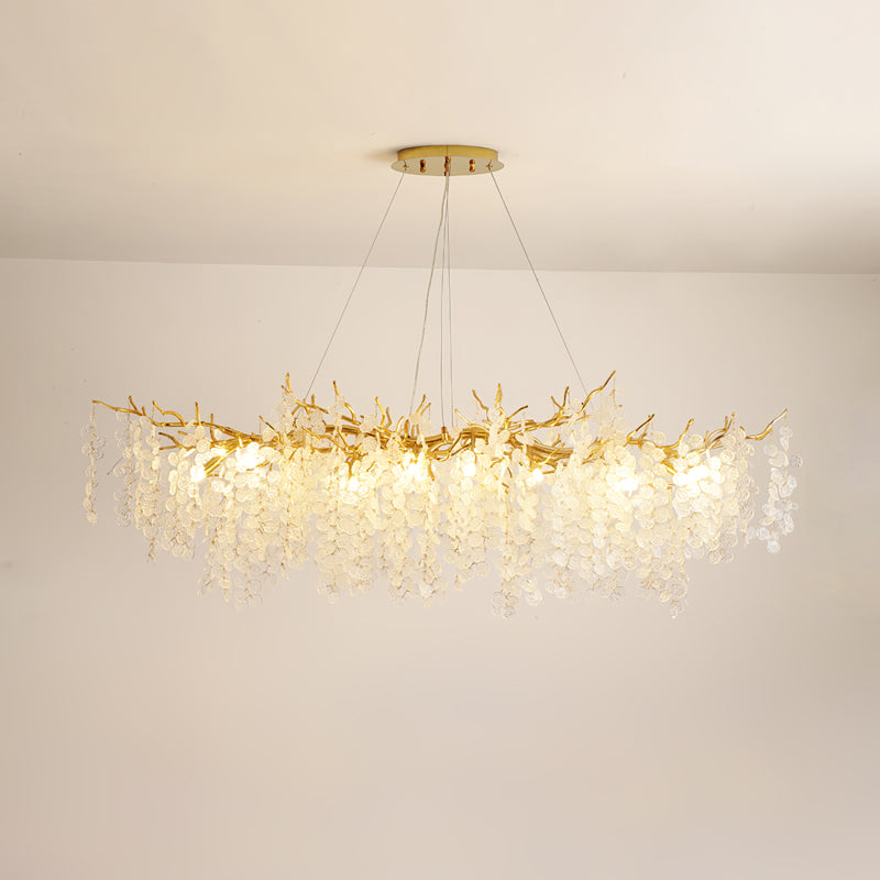 Shiro Noda Glass Coin Chandeliers - Nuvé