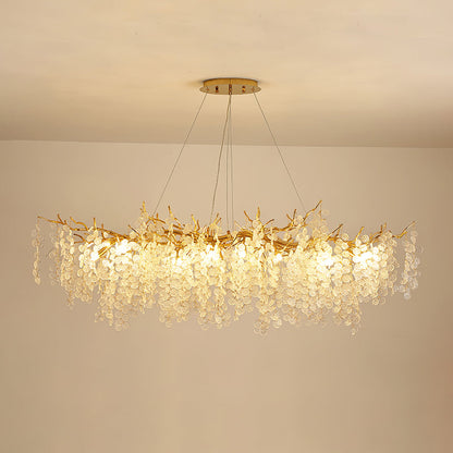 Shiro Noda Glass Coin Chandeliers - Nuvé