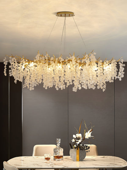 Shiro Noda Glass Coin Chandeliers - Nuvé