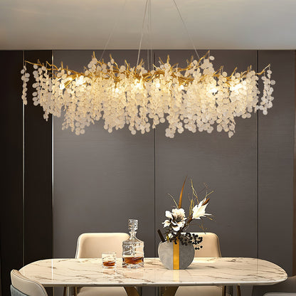 Shiro Noda Glass Coin Chandeliers - Nuvé