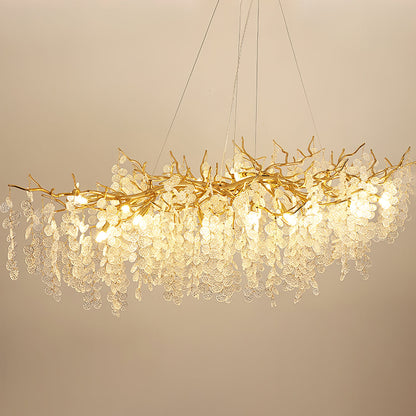 Shiro Noda Glass Coin Chandeliers - Nuvé
