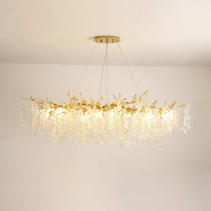 Shiro Noda Glass Coin Chandeliers - Nuvé