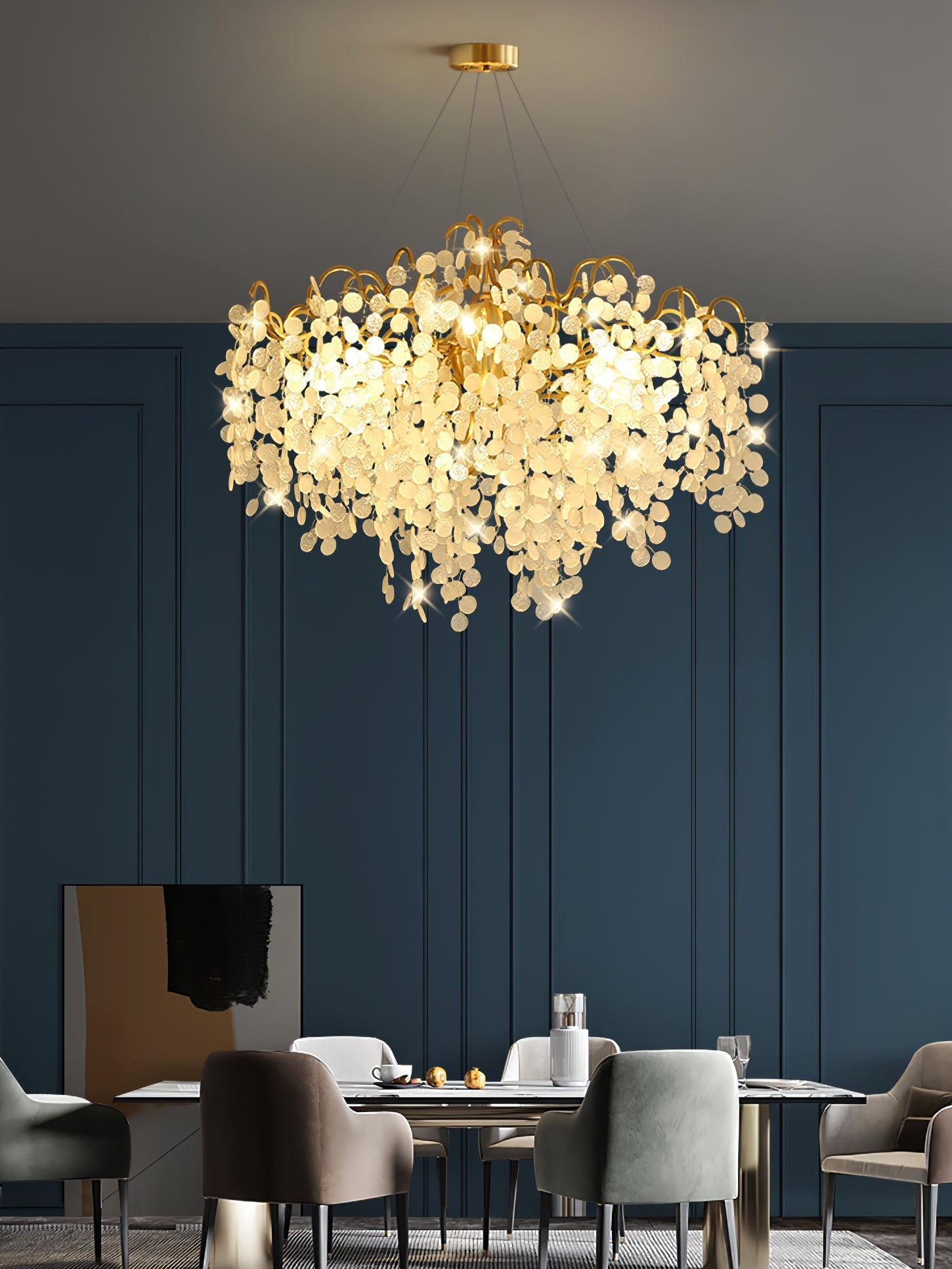 Shiro Noda Round Chandelier - Nuvé