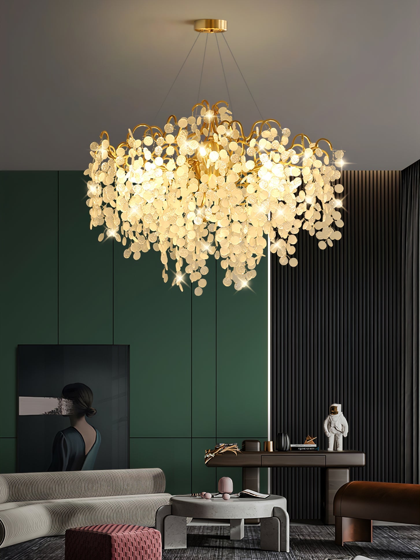 Shiro Noda Round Chandelier - Nuvé