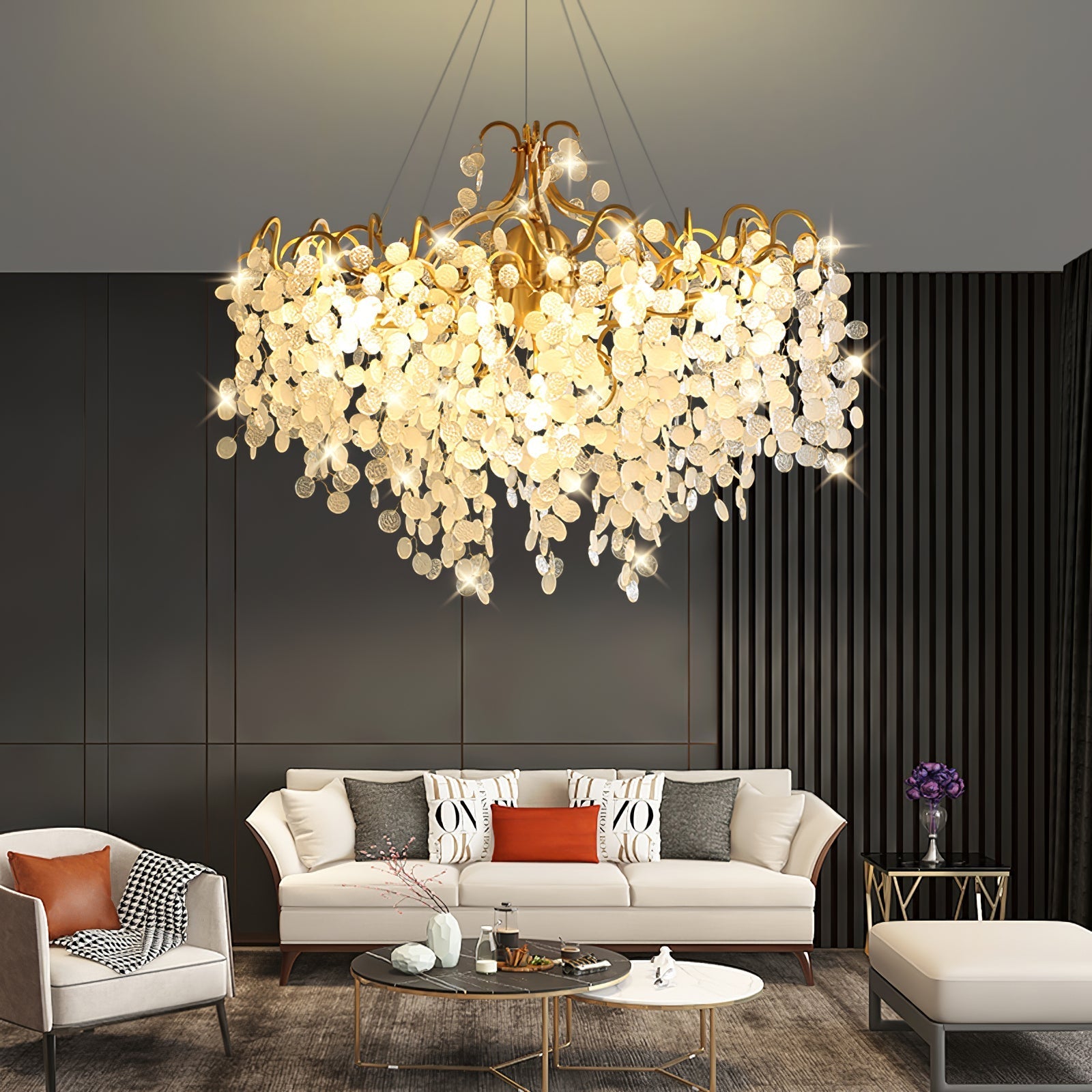 Shiro Noda Round Chandelier - Nuvé
