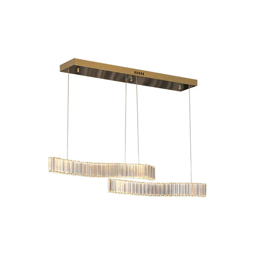 Simple Wave Crystal Chandelier - Nuvé