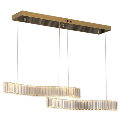Simple Wave Crystal Chandelier - Nuvé