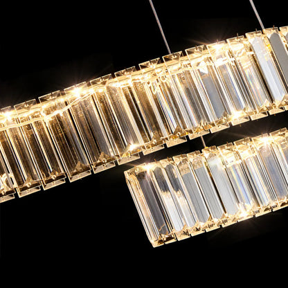 Simple Wave Crystal Chandelier - Nuvé
