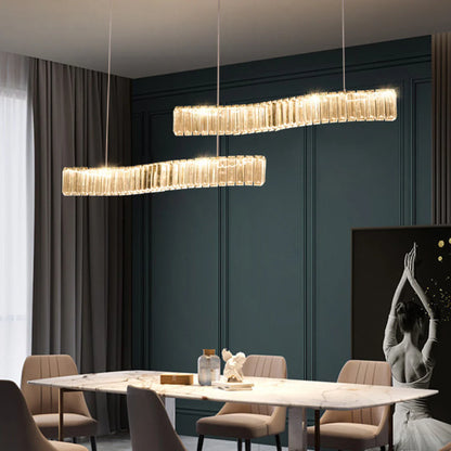Simple Wave Crystal Chandelier - Nuvé