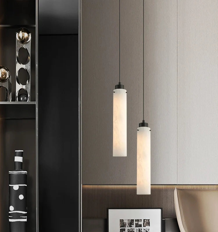 Simple Alabaster Pendant Lamp - Nuvé