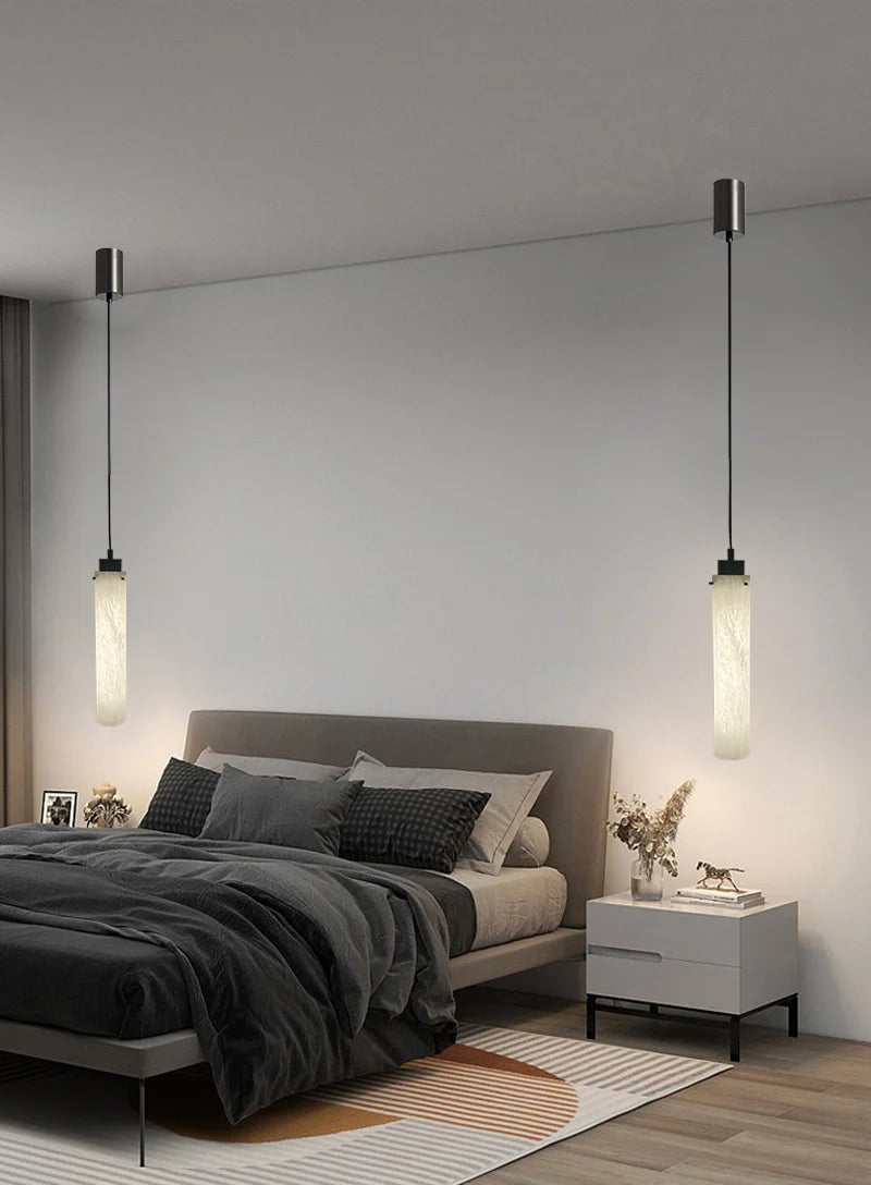 Simple Alabaster Pendant Lamp - Nuvé