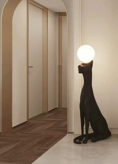 Sitting Dog Rylight Novelty Floor Lamp