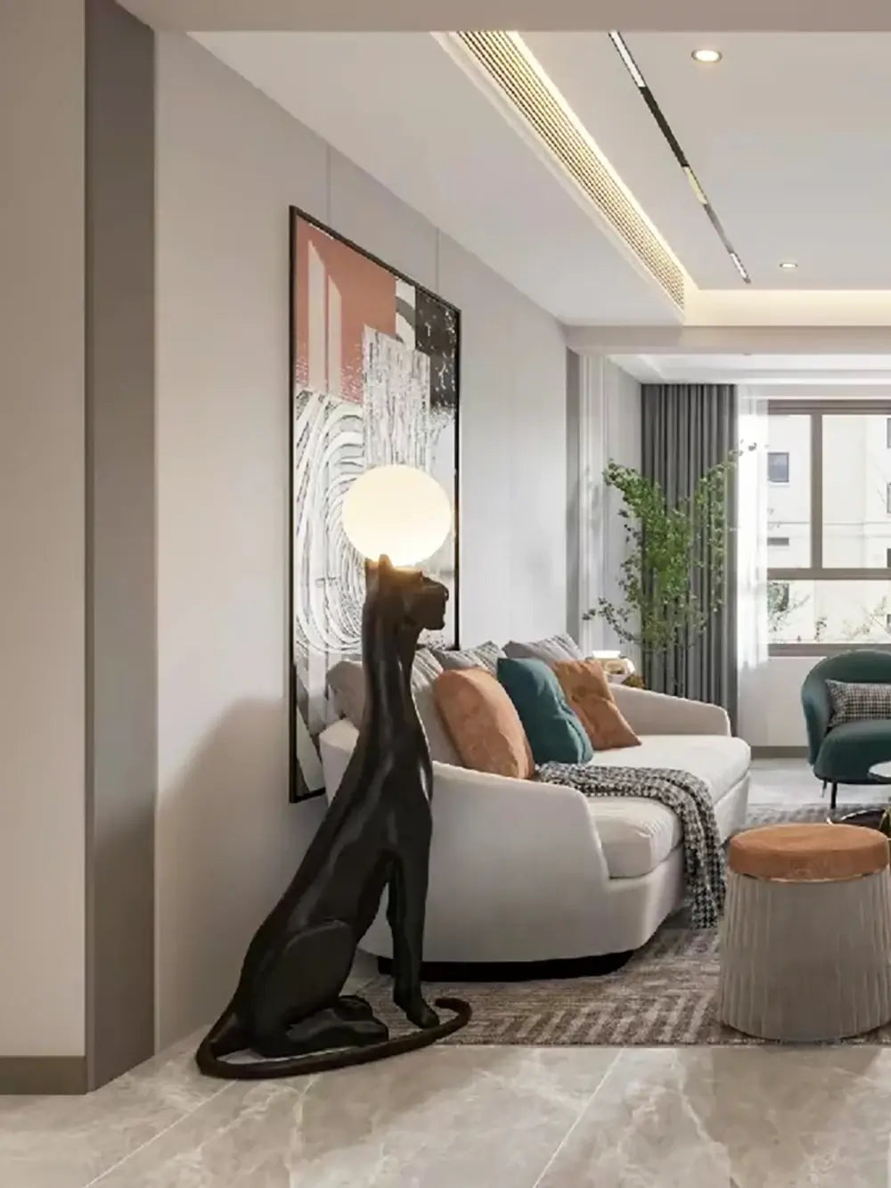 Sitting Dog Rylight Novelty Floor Lamp - Nuvé