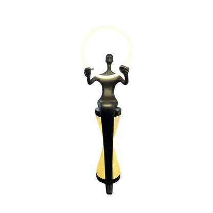 Sitting Man Statue Floor Lamp - Nuvé