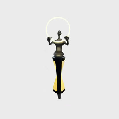 Sitting Man Statue Floor Lamp - Nuvé