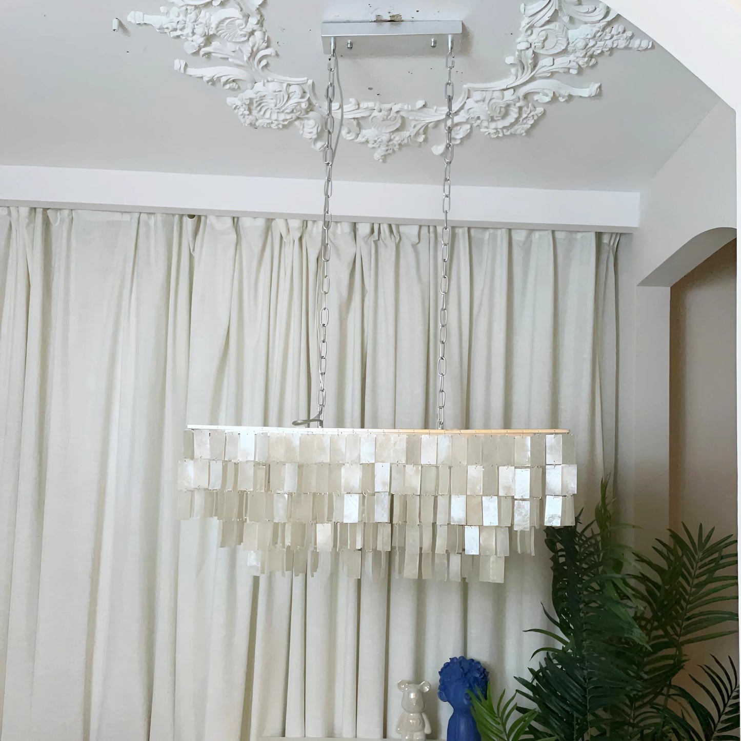 Skye Rectangular Tiered Chandelier - Nuvé