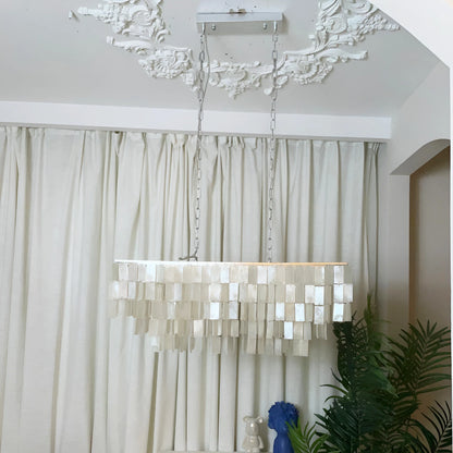 Skye Rectangular Tiered Chandelier - Nuvé