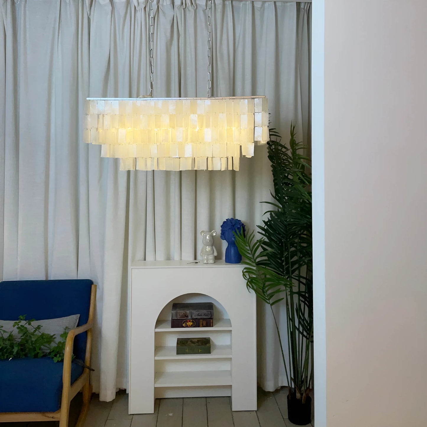 Skye Rectangular Tiered Chandelier - Nuvé