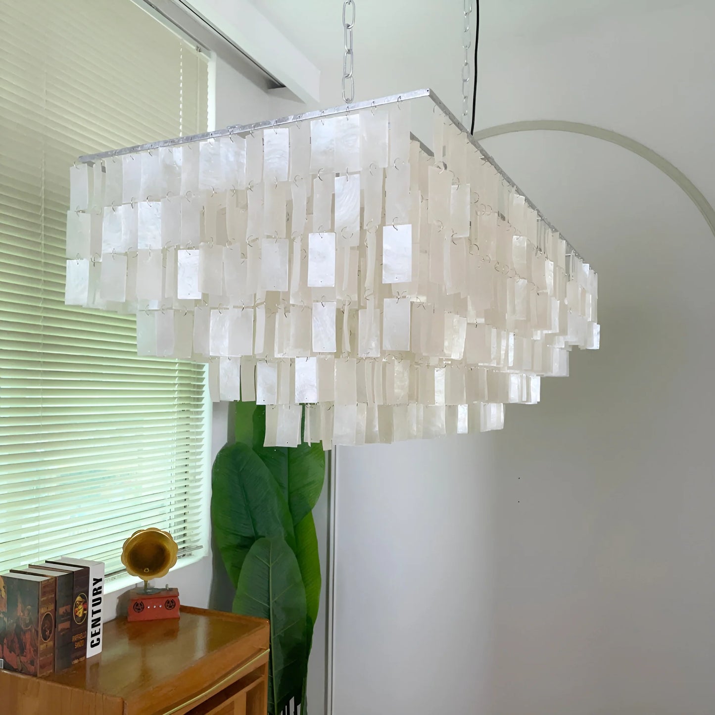 Skye Rectangular Tiered Chandelier - Nuvé