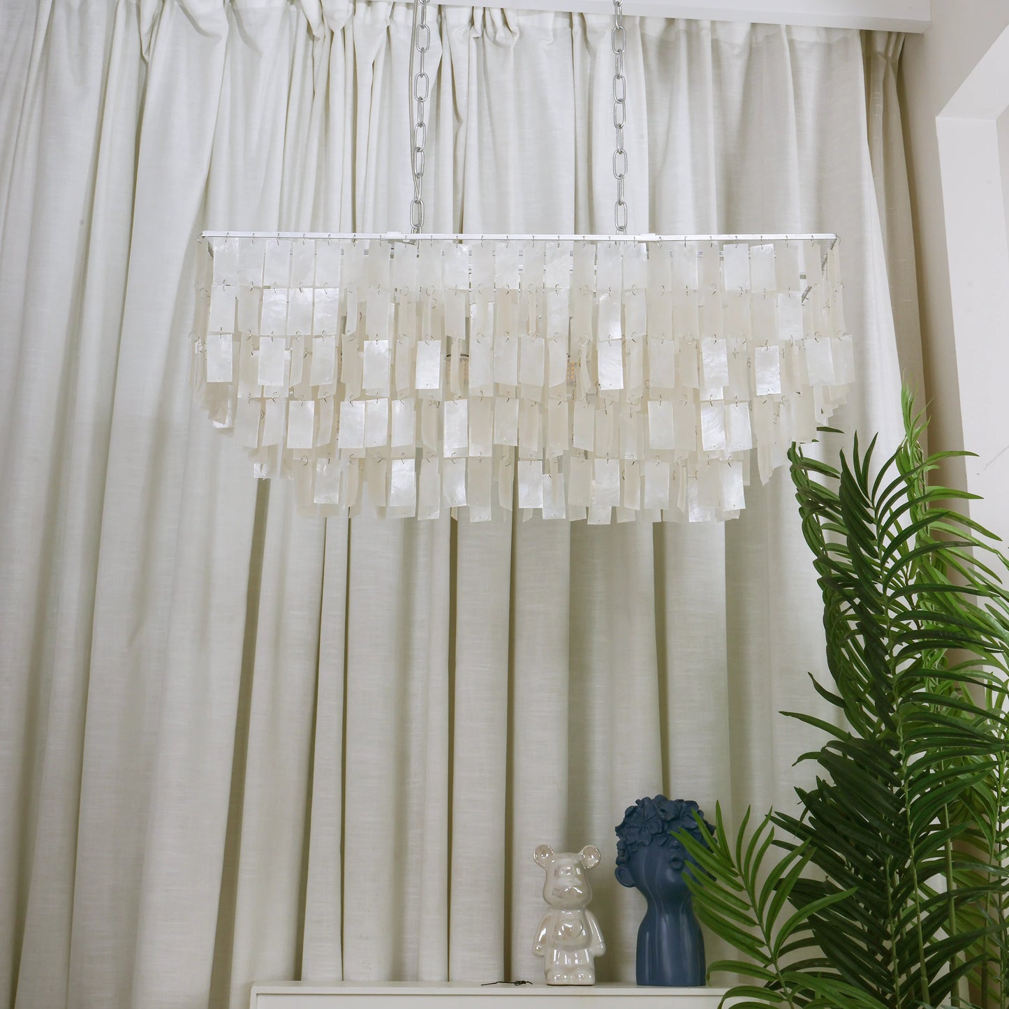 Skye Rectangular Tiered Chandelier - Nuvé