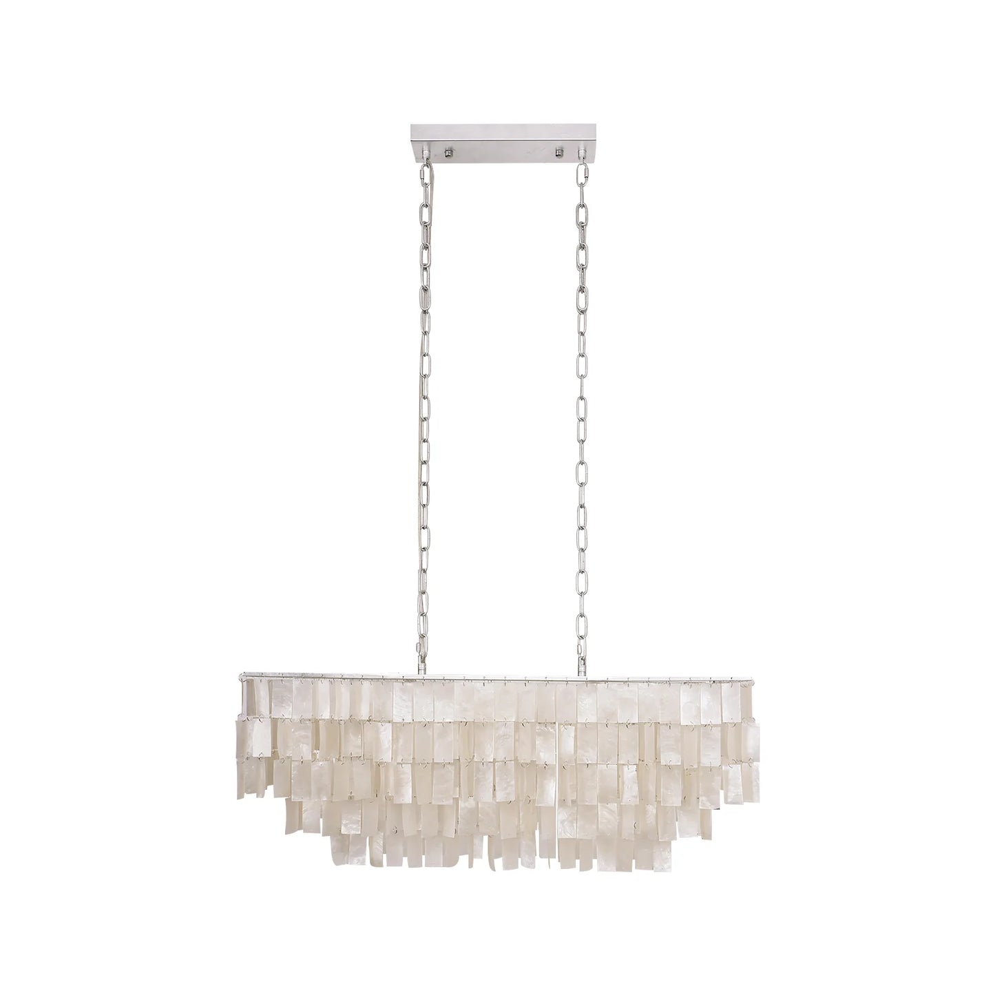 Skye Rectangular Tiered Chandelier - Nuvé