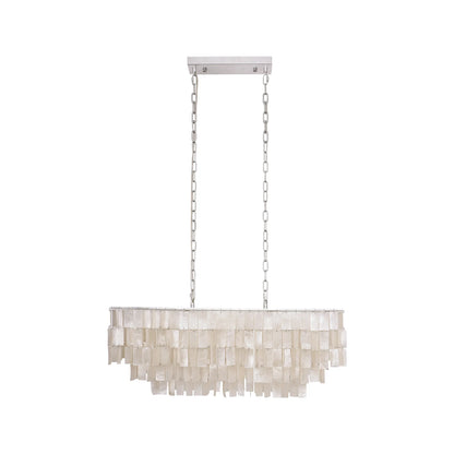 Skye Rectangular Tiered Chandelier - Nuvé