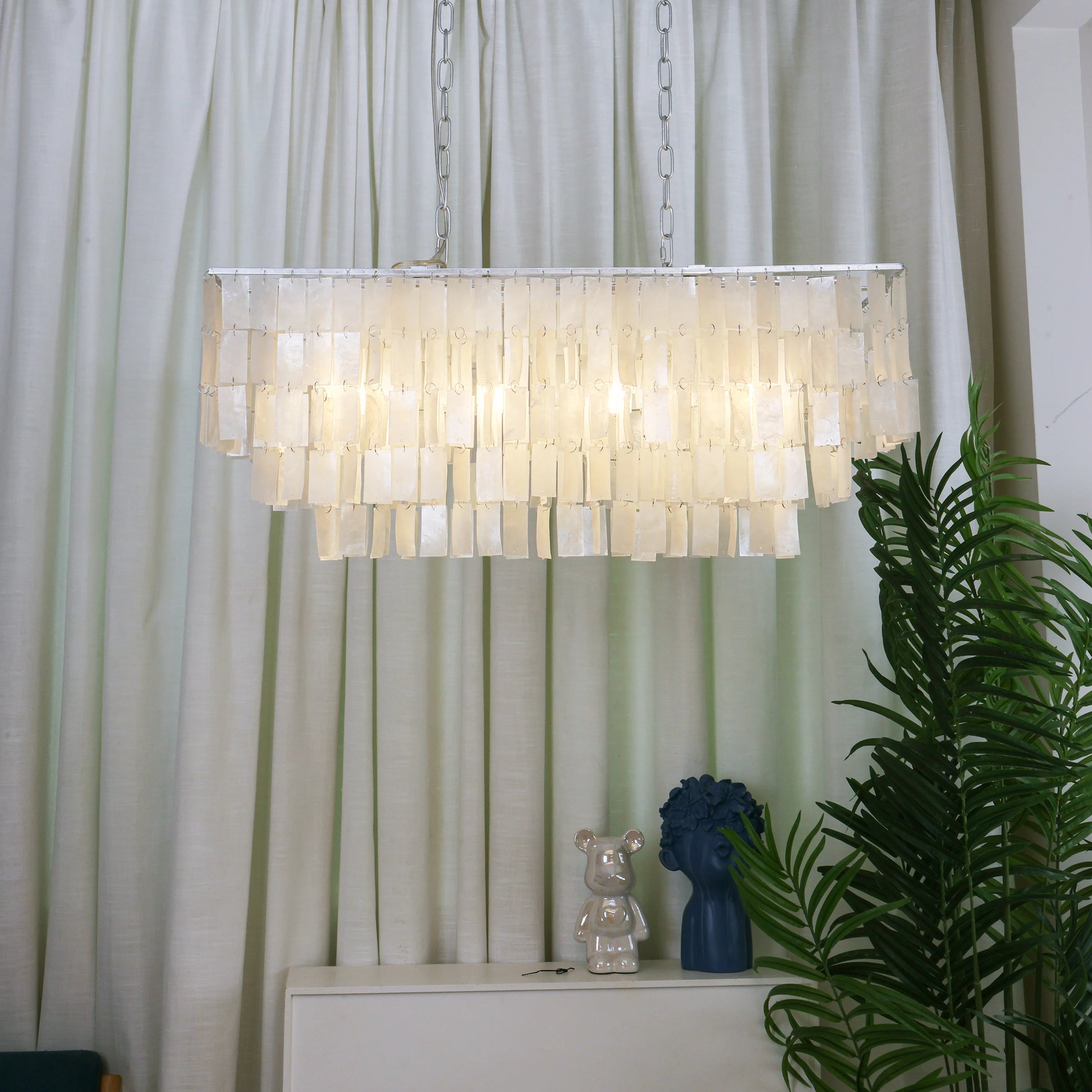 Skye Rectangular Tiered Chandelier - Nuvé