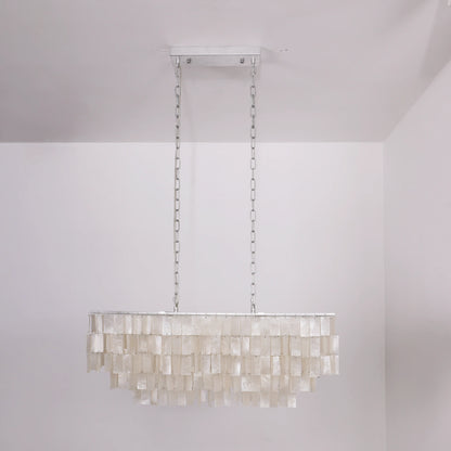 Skye Rectangular Tiered Chandelier - Nuvé
