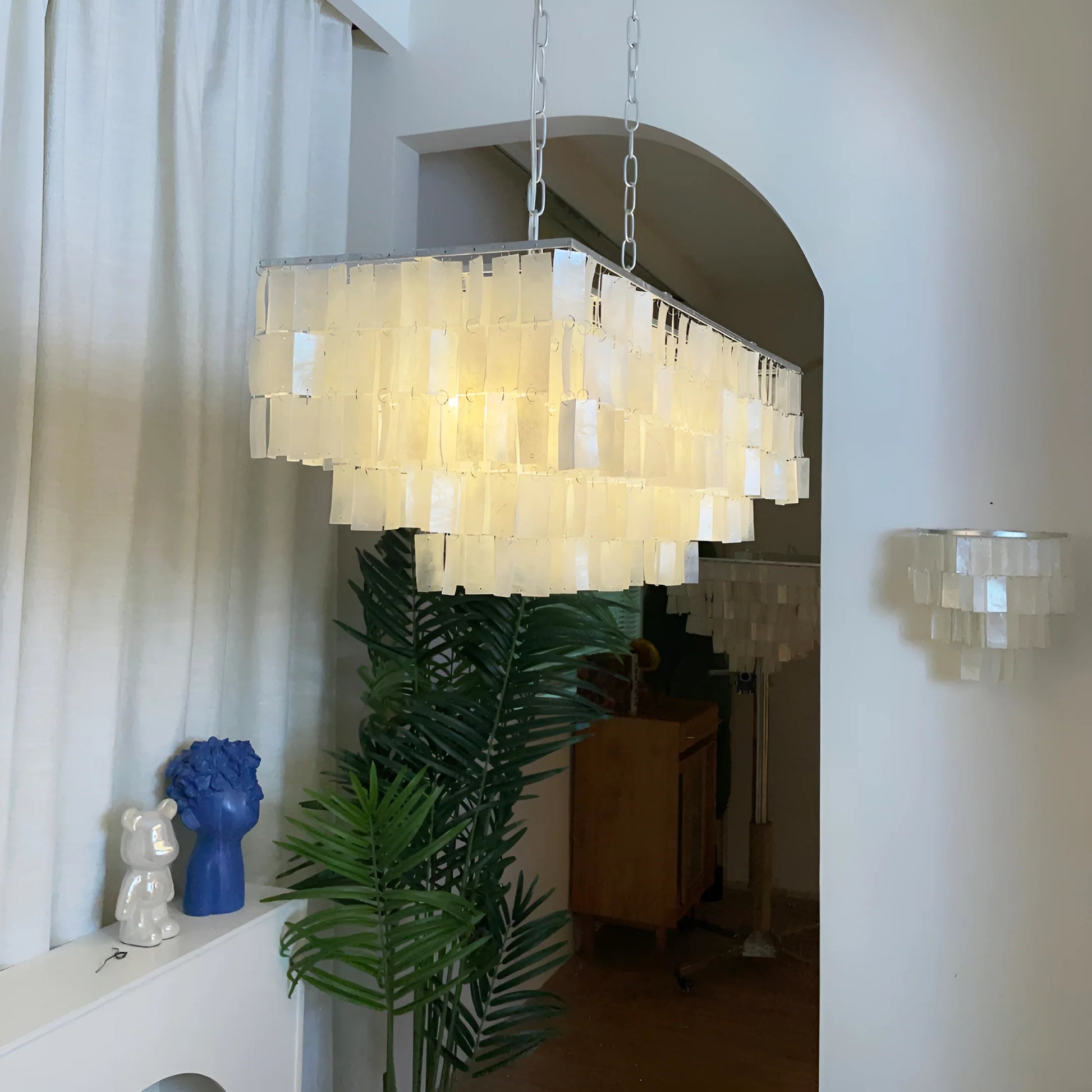 Skye Rectangular Tiered Chandelier - Nuvé