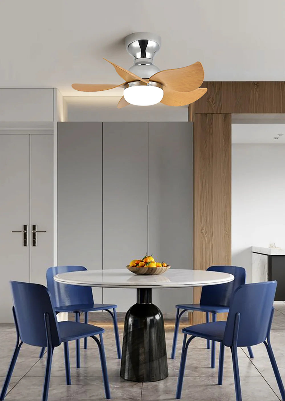 Small 5 Blades Ceiling Fan Lamp - Nuvé