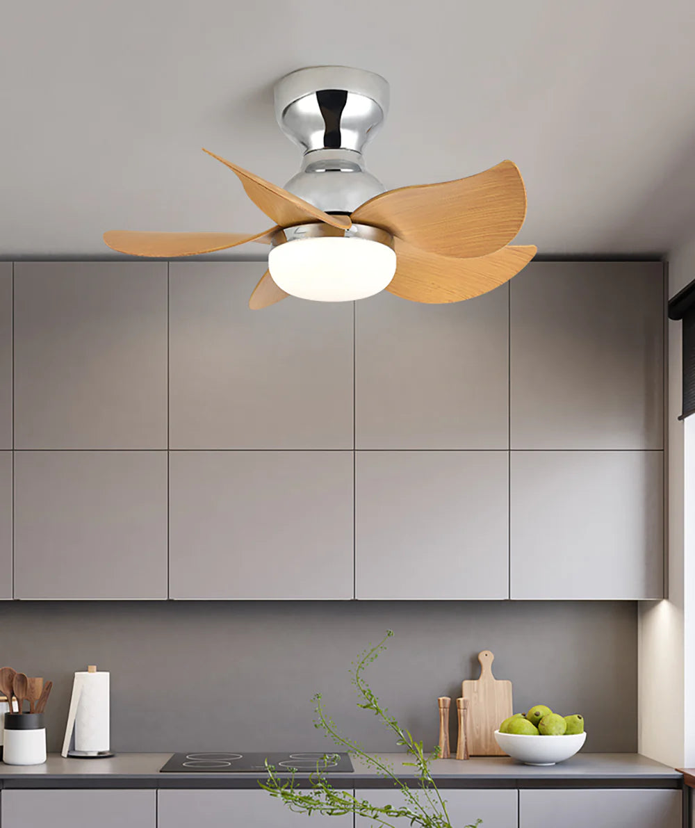 Small 5 Blades Ceiling Fan Lamp - Nuvé