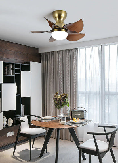 Small 5 Blades Ceiling Fan Lamp - Nuvé