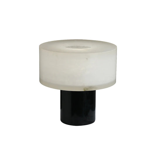 Small Solid Alabaster Table Lamp - Nuvé