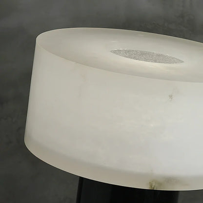 Small Solid Alabaster Table Lamp - Nuvé