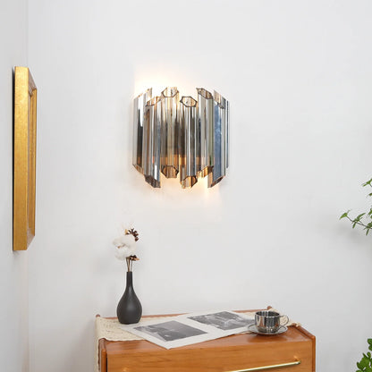 Smoked Mirror Palermo Wall Light - Nuvé
